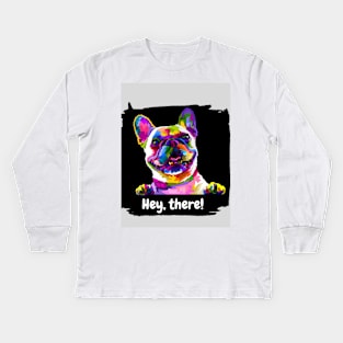 Puppy design Kids Long Sleeve T-Shirt